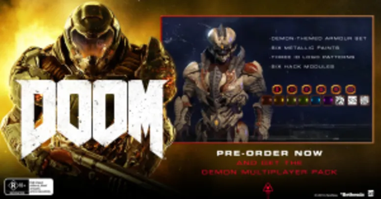 Doom + Demon Multiplayer Pack DLC Steam CD Key R$54