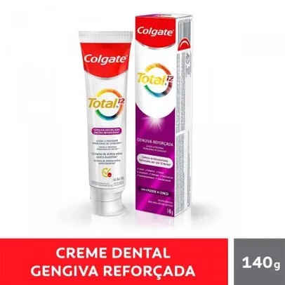 Pasta de Dente Colgate Total 12 Gengiva Reforçada com Flúor de 140g