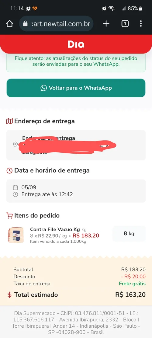 Imagen na descrição da promoção