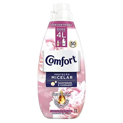 Amaciante Concentrado Comfort Proteção Micelar 1 LT, Comfort, 1 L