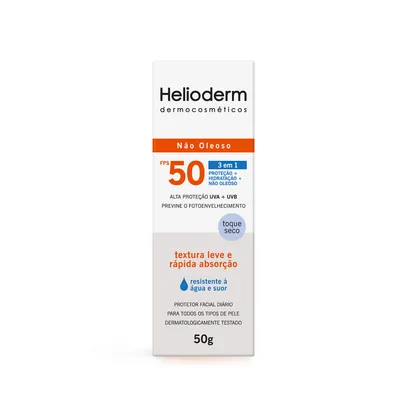 Protetor Solar Facial Helioderm Fps50 50g