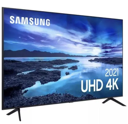 Smart Tv 70 polegadas UHD 4K Samsung UN70AU7700GXZD