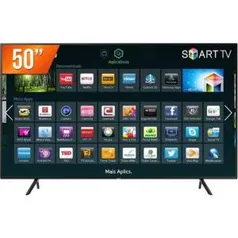 Smart TV Led 50'' Ultra HD 4k Samsung 50NU7100 Hdmi USB Wi-Fi Integrado Conversor Digital - R$2250