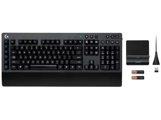 Teclado Mecânico Gamer sem Fio Logitech Preto G613 | R$599