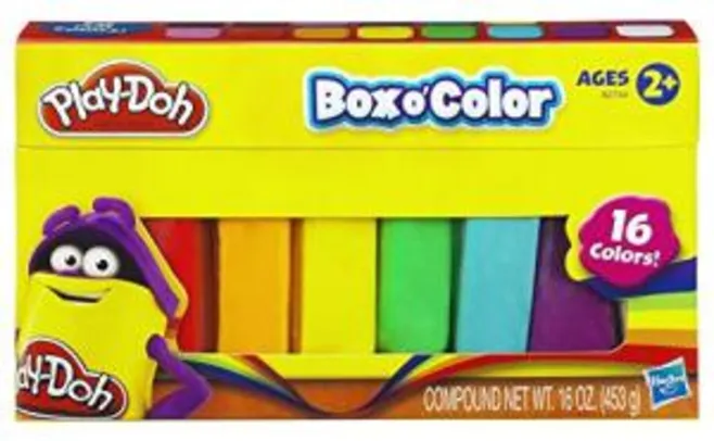 [Prime] Refil de Massinha Play-Doh 16 Cores Hasbro | R$ 18