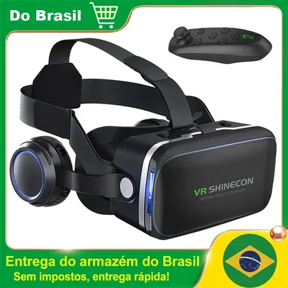 [ Do Brasil ] Óculos de realidade virtual 3D originais VR