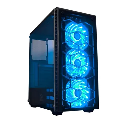 Gabinete Gamer Redragon Diamond Storm Pro, Mid tower, RGB, Lateral e Frontal em Vidro Temperado