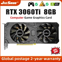 Placa de Vídeo RTX 3060 ti 8gb Jieshuo