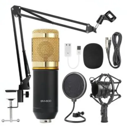 [Contas Novas] Microfone de estúdio BM800 com Suporte - R$70