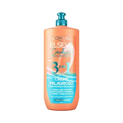 [Rec] ELSÉVE Creme Milagroso 3 Em 1 L'Oréal Paris Elseve Cachos Longos Dos Sonhos 500Ml