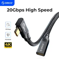 ORICO usb cabo de extensão usb 3.2 0.5m ,20Gbps，4k60HZ HDMI