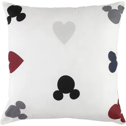 Almofada Mickey Colors 40x40cm Percal 180 Fios 100% Algodão - Casa e Conforto * Disney