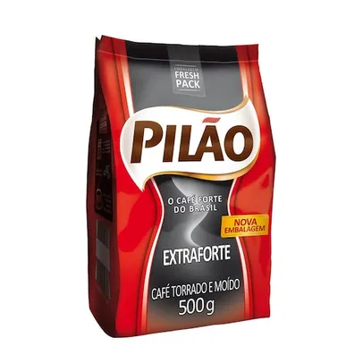 Café Pilão Torrado e Moído Extra Forte Pouch 500g