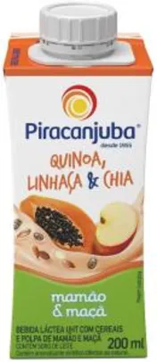 [PRIME] Bebida Láctea Quinoa Linhaça E Chia Sabor Mamão E Maçã Piracanjuba 200Ml