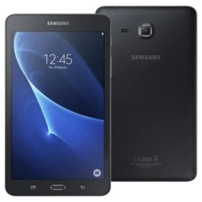 Tablet Samsung Galaxy Tab A 7.0” Wi-Fi SM-T280 com Tela 7”, 8GB, 5MP, Quad Core 1.3GHz – Preto - R$ 399