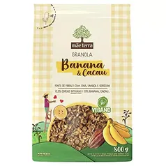 [ PRIME | 50% OFF na 2ª Unidade ] Mãe Terra Granola Banana e Cacau 800g