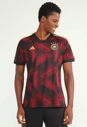 Camisa adidas Performance Alemanha 22 Preta