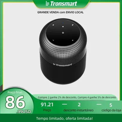 Saindo por R$ 402,26: (App / Moedas / Brasil) Tronsmart T6 Max ...