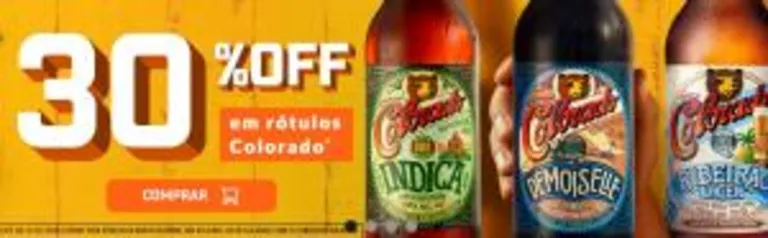 Cerveja Colorado 30% OFF