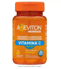 [Super] Aceviton Vitamina C Imunidade 60 Comprimidos Mastigáveis