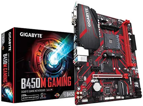 Placa Mae Gaming 1.0 AMD, Gigabyte, B450M Gaming