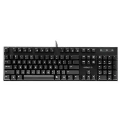 Teclado Gamer Gigabyte Mecânico Switch Cherry MX Red, US - Force K83 - R$ 196