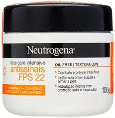 Neutrogena® Face Care Intensive Antissinais Fps 22 100G, Neutrogena