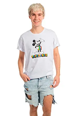 Camiseta Manga Curta Disney Pride, Cativa, Masculino, Branco, P