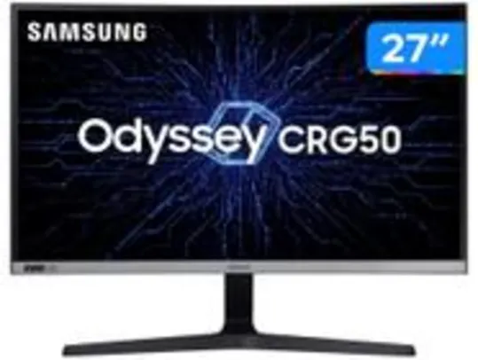 Monitor Gamer Samsung LC27RG50FQLXZD 27” LED - Curvo Widescreen Full HD 4ms