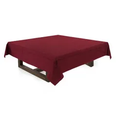 Toalha de mesa Quadrada Karsten 8 lugares Celebration Sienna Vermelho