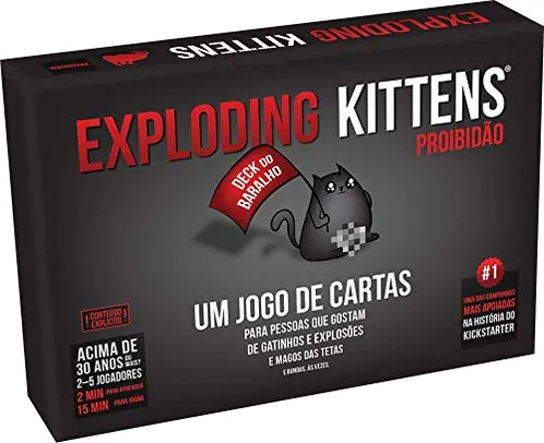 Jogo Exploding Kittens: Proibidão