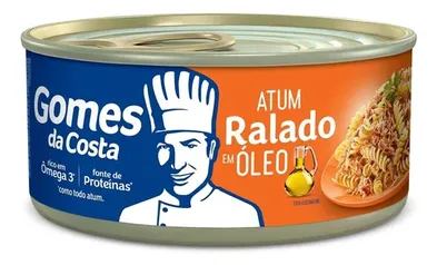 Atum Ralado em Óleo Gomes da Costa Lata 130g