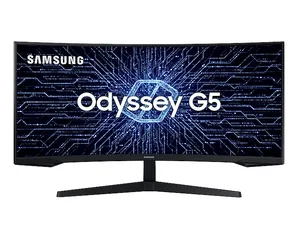 Monitor Samsung Odyssey G5 34", Ultrawide, WQHD, 165Hz, Curvo, 1ms | R$3419