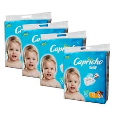 Fralda Capricho Baby Super Jumbo G - 320 Unidades 88,00