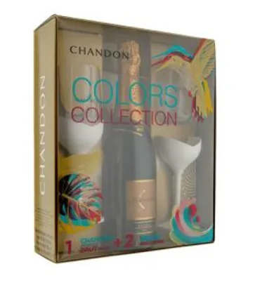 Chandon Réserve Brut Colors Collection + 2 Taças R$102 (R$87 Sócio)