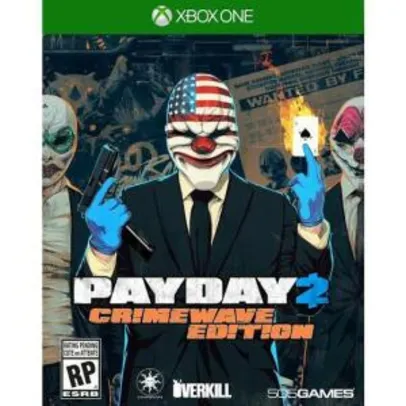 PayDay 2 para Xbox one em mídia digital