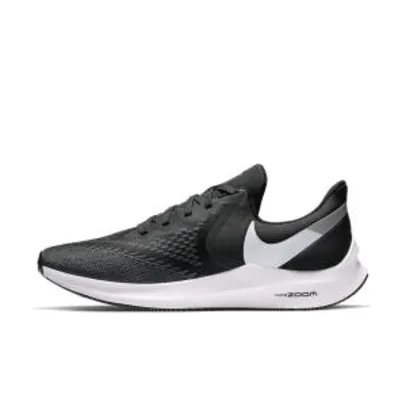 Tênis Nike Zoom Winflo 6 Masculino - Preto e Branco
