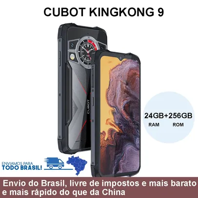 [DoBrasil] Smartphone Cubot KING KONG 9 6,6" 12 GB RAM 256 GB Preto