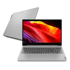 Notebook Lenovo IdeaPad 3-15ALC 82MFS00100 Ryzen 5-5500U 8GB RAM 256GB HD 15.6&quot; Linux Prata