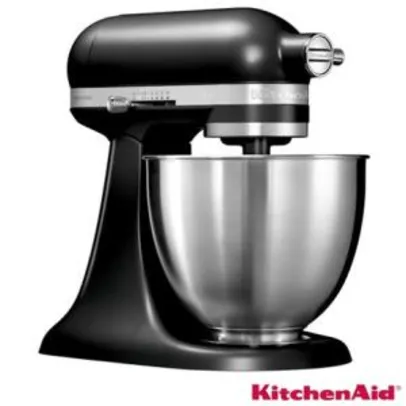 Batedeira Stand Mixer Artisan Mini Black Matte KitchenAid 110V KEA25AE - R$1199