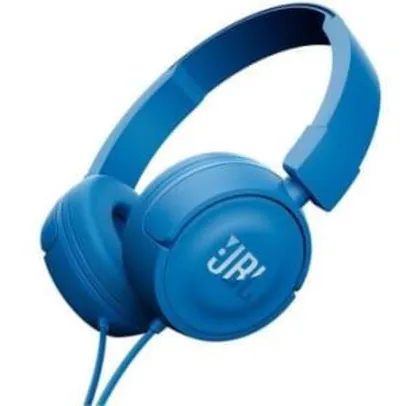 Fone de Ouvido Supra-auricular JBL T450 BLUE P2 Azul - R$ 69,90
