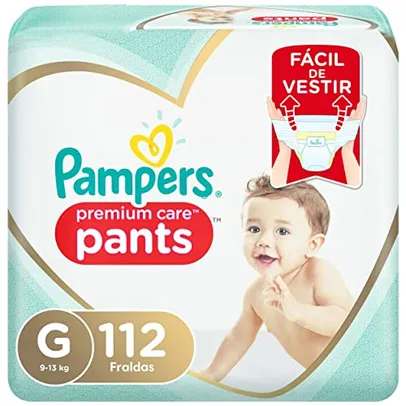 [Prime] Fralda Pampers Pants Premium Care G 112 unidades