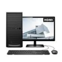 Computador Completo Intel Core i5 8GB SSD 240GB Monitor 19.5 LED HDMI Quantum Home and Business