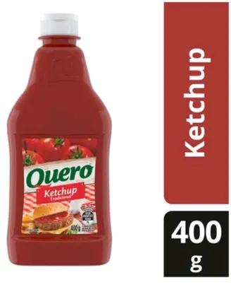 [C.ouro/ MAGALU.PAY R$1,66]Ketchup Tradicional Quero 400G | R$2,16