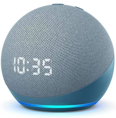 [PRIME] Echo Dot 4ª geração Smart Speaker (com Relógio) | R$349