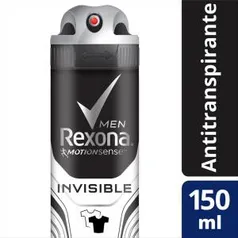 6 desodorantes Rexona Invisible Masculino