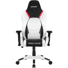 [AME SC] Cadeira Gamer Arctica White Black Red - Akracing