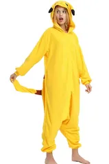 Pijama Kigurumi Pikachu Pokemon Macacão Unissex - Amo kigurumi