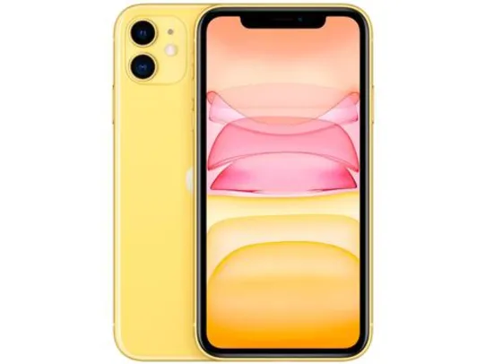 [Magalu Pay]iPhone 11 Apple 64GB Amarelo 6,1” 12MP iOS - iPhone 11 