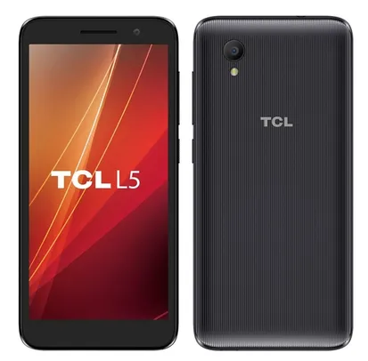 Smartphone TCL L5, Preto, Tela de 5", 4G+Wi-Fi, Android 8, Câm. Tras. de 8MP, Frontal de 5MP, 16GB